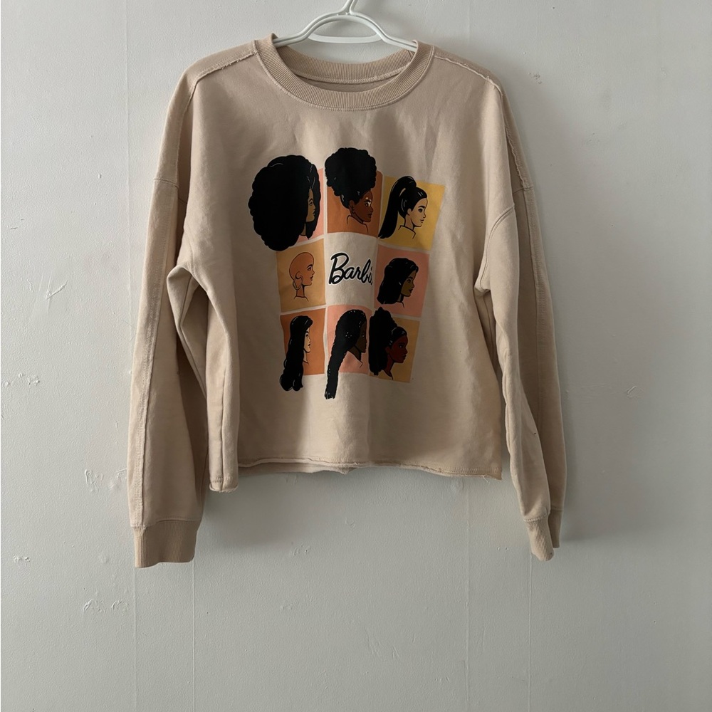 Women’s Neutral Barbie Colorblock Sweatshirt